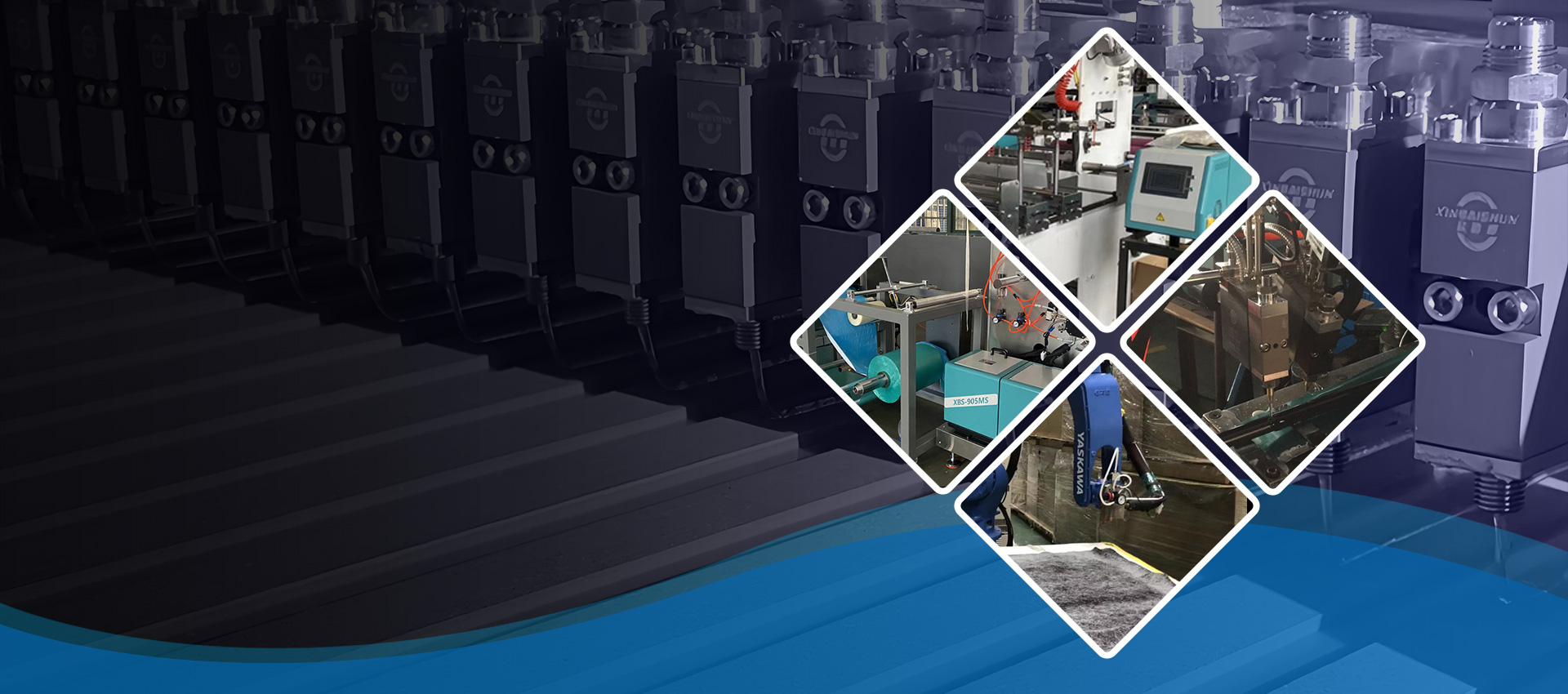 automatic intelligent hot melt gluing machine