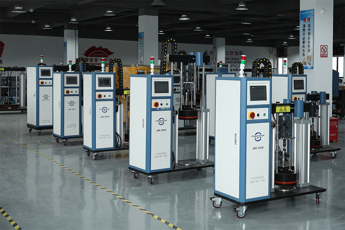 Xinbaishun adhesive equipment storage area